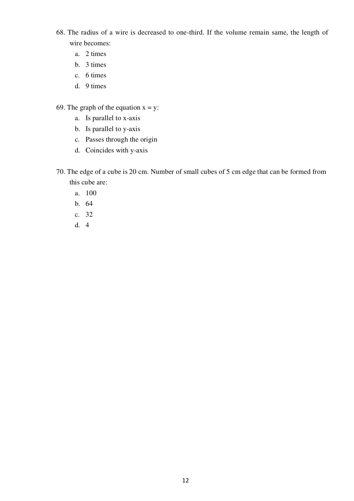 Odisha CPET BIOTECHNOLOGY SET II 2021 Question Paper - Page 12