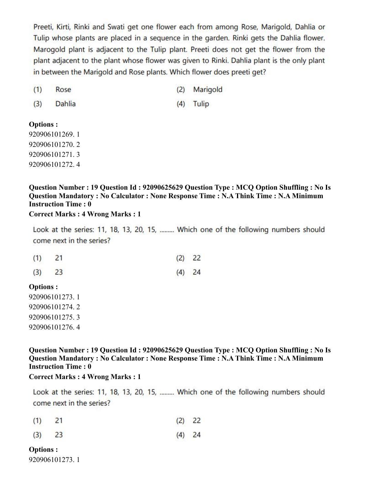 CUET PG 2023: COQP16 – MA Education (Eng) - Shift 1 (26-06-2023) Question Paper - Page 21