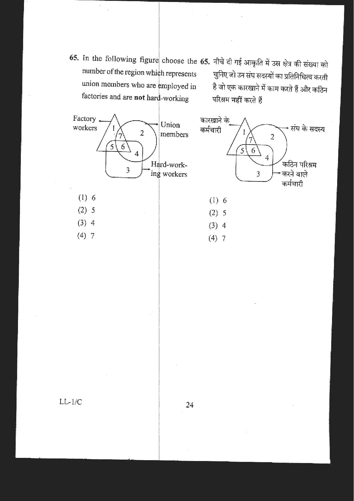 RIE CEE Old Question Paper of Group A - Page 24