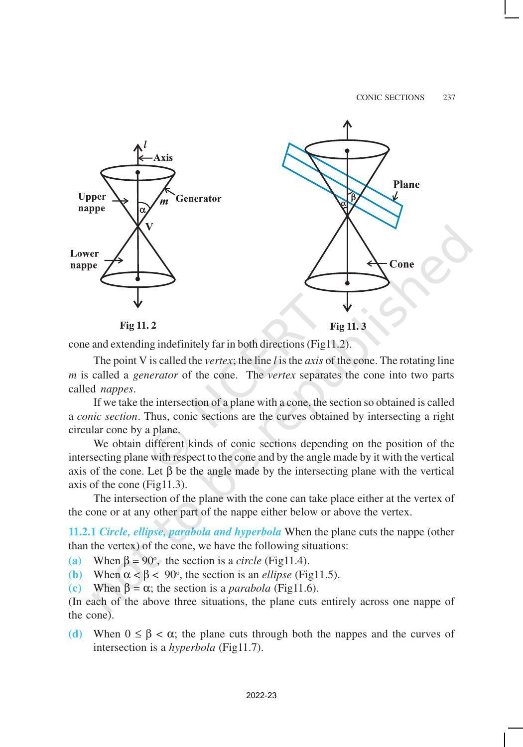 NCERT Book for Class 11 Maths Chapter 11 Conic Sections - Page 2