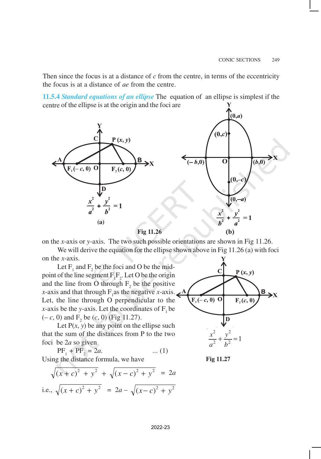 NCERT Book for Class 11 Maths Chapter 11 Conic Sections - Page 14