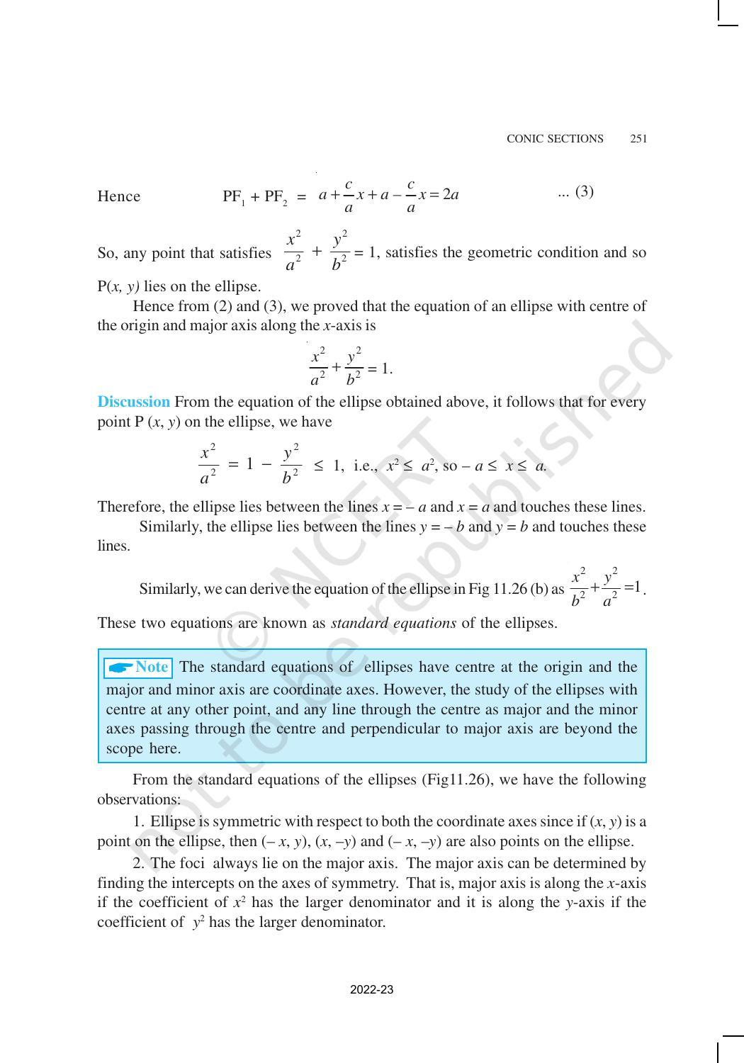 NCERT Book for Class 11 Maths Chapter 11 Conic Sections - Page 16