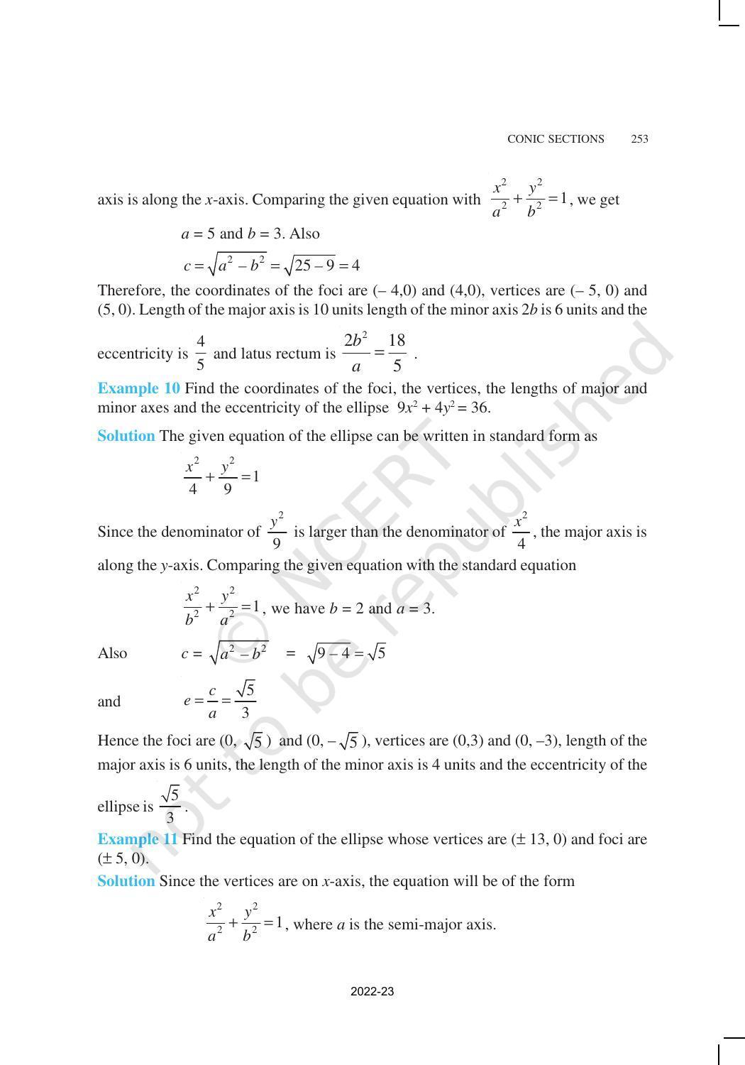 NCERT Book for Class 11 Maths Chapter 11 Conic Sections - Page 18