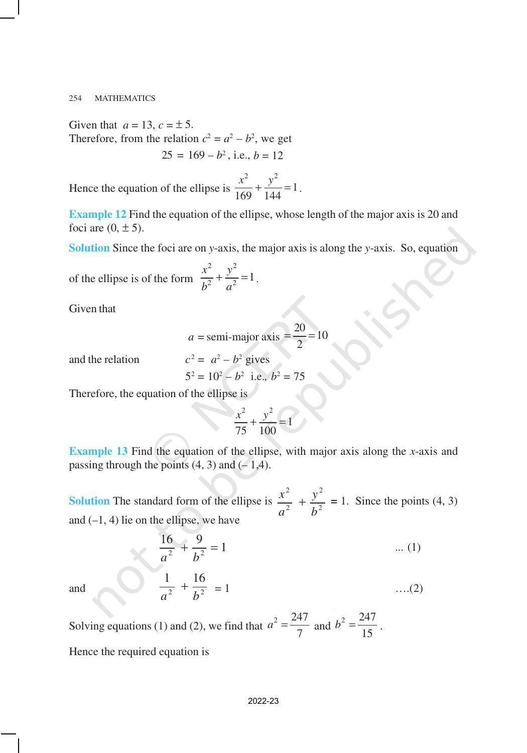 NCERT Book for Class 11 Maths Chapter 11 Conic Sections - Page 19