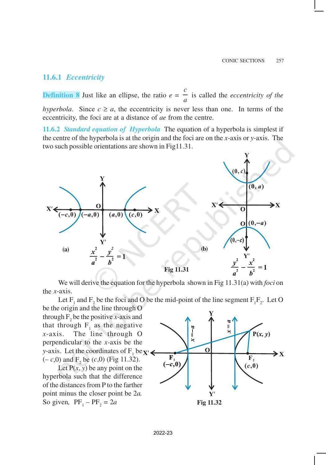 NCERT Book for Class 11 Maths Chapter 11 Conic Sections - Page 22