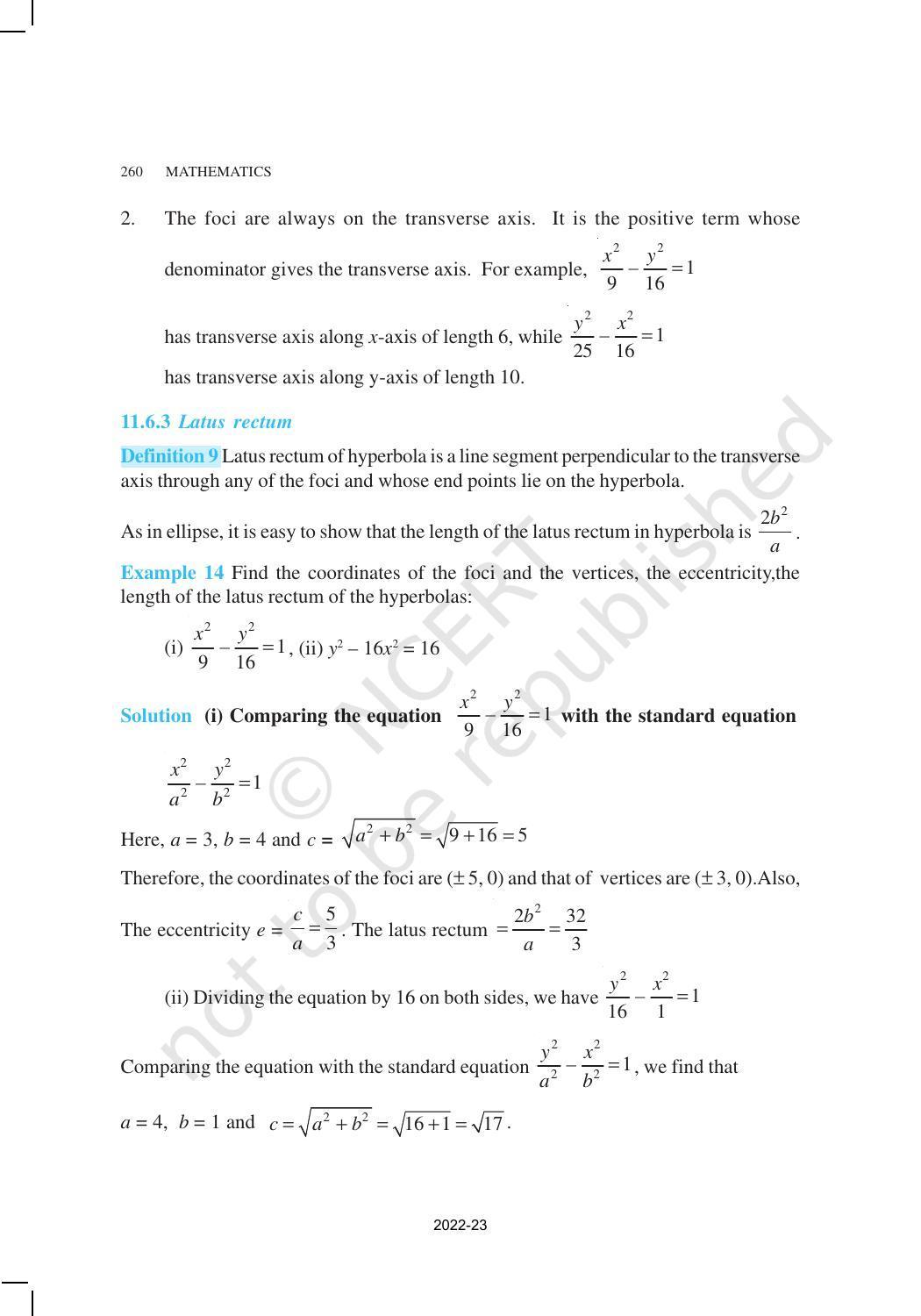 NCERT Book for Class 11 Maths Chapter 11 Conic Sections - Page 25