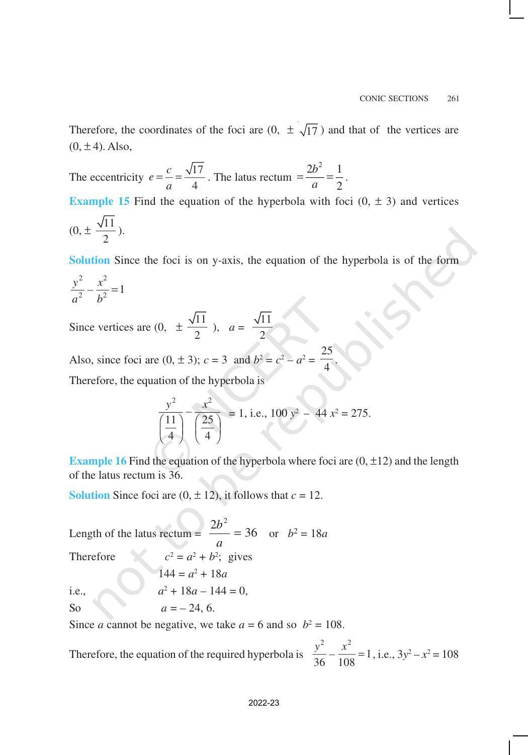 NCERT Book for Class 11 Maths Chapter 11 Conic Sections - Page 26