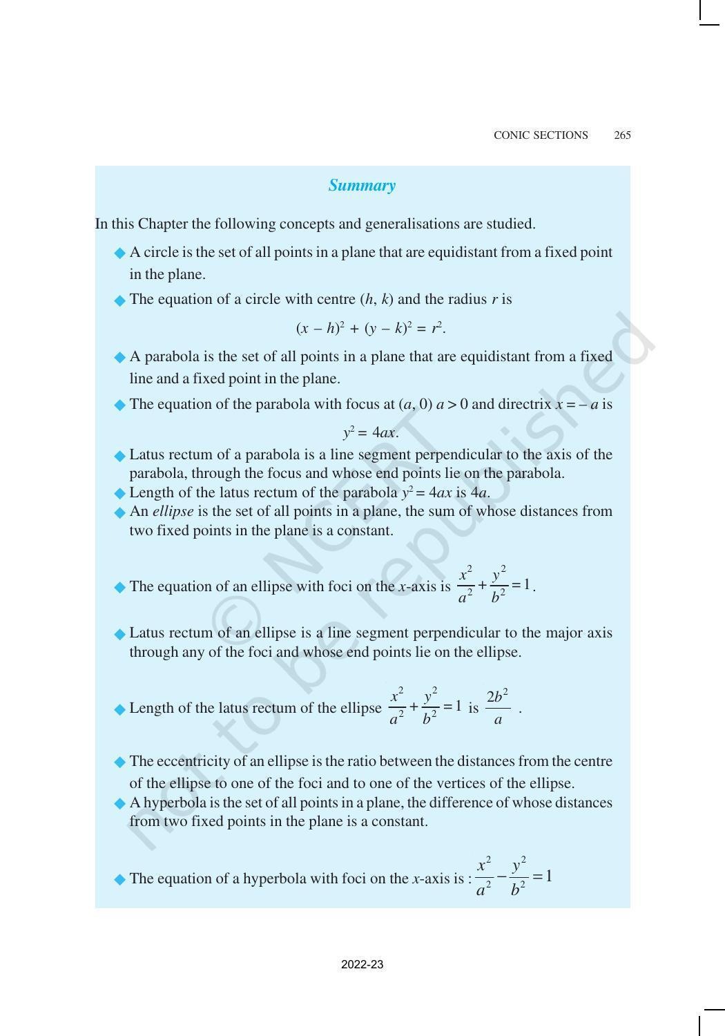 NCERT Book for Class 11 Maths Chapter 11 Conic Sections - Page 30