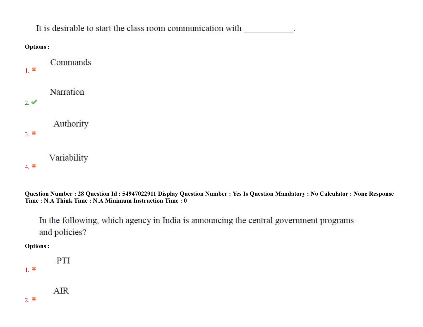 AP RCET 2022: Chemical Science -  17/10/2022 (Monday) Session-I Question Paper With keys - Page 21