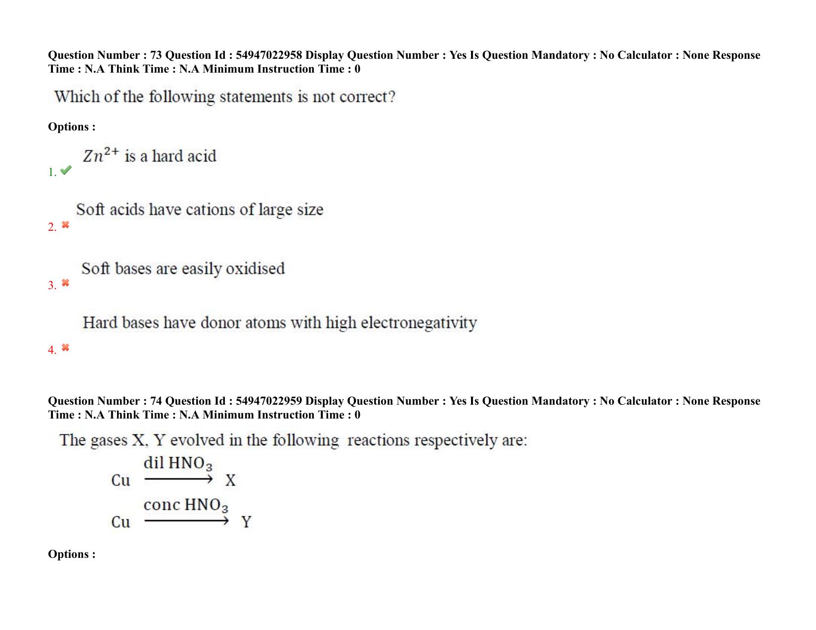 AP RCET 2022: Chemical Science -  17/10/2022 (Monday) Session-I Question Paper With keys - Page 54