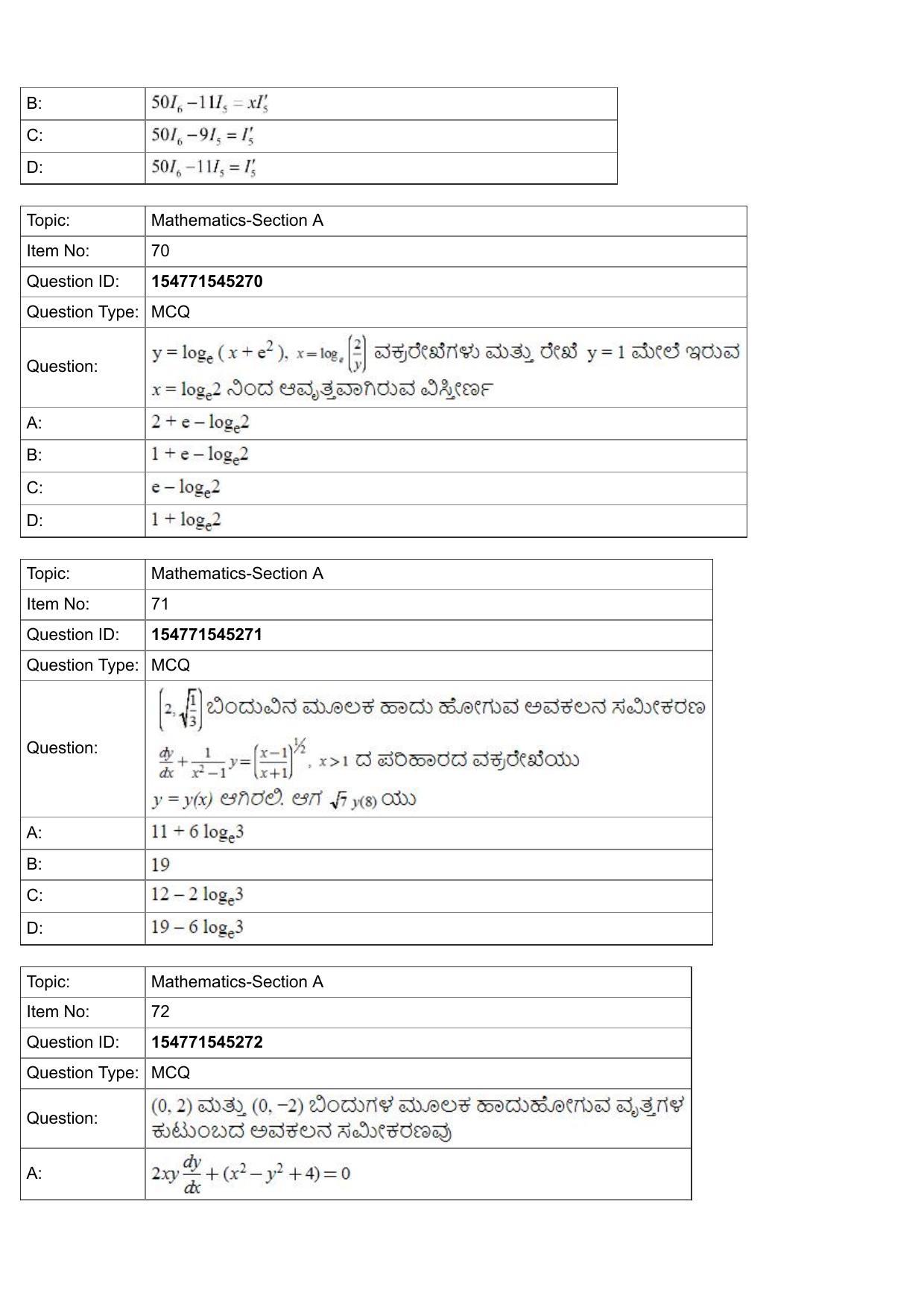 JEE Mains 2022: BTech Kannada (Shift 2) 28-07-2022 Question Paper - Page 28