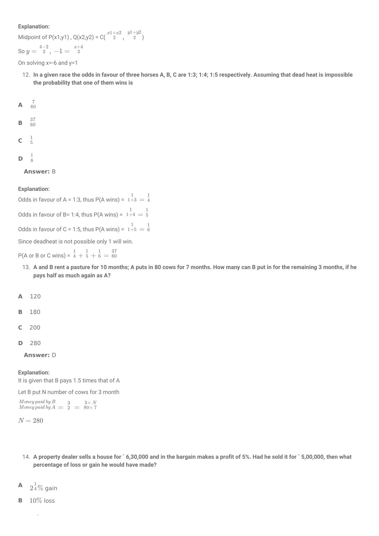 SNAP 2014 Question Paper with Solution - Page 5