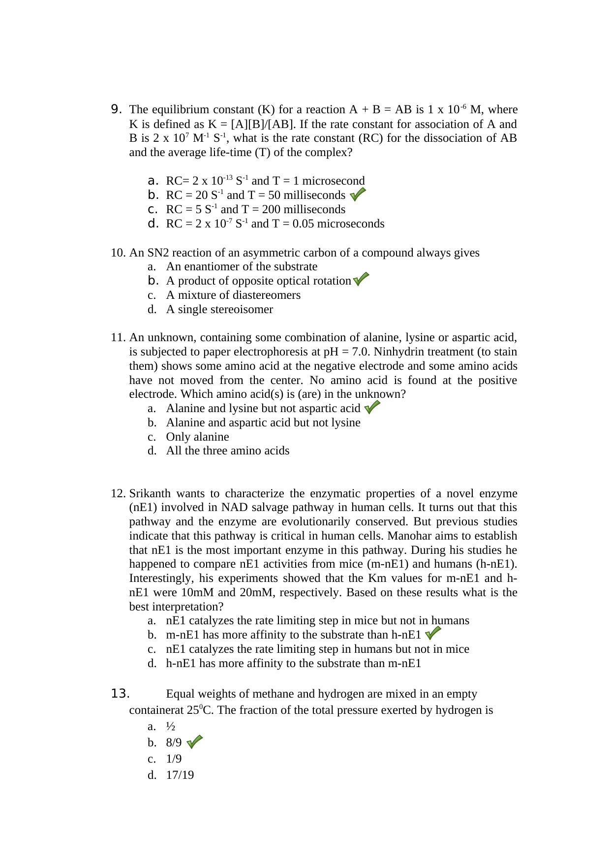 TIFR GS 2012 Biology Question Paper - Page 13