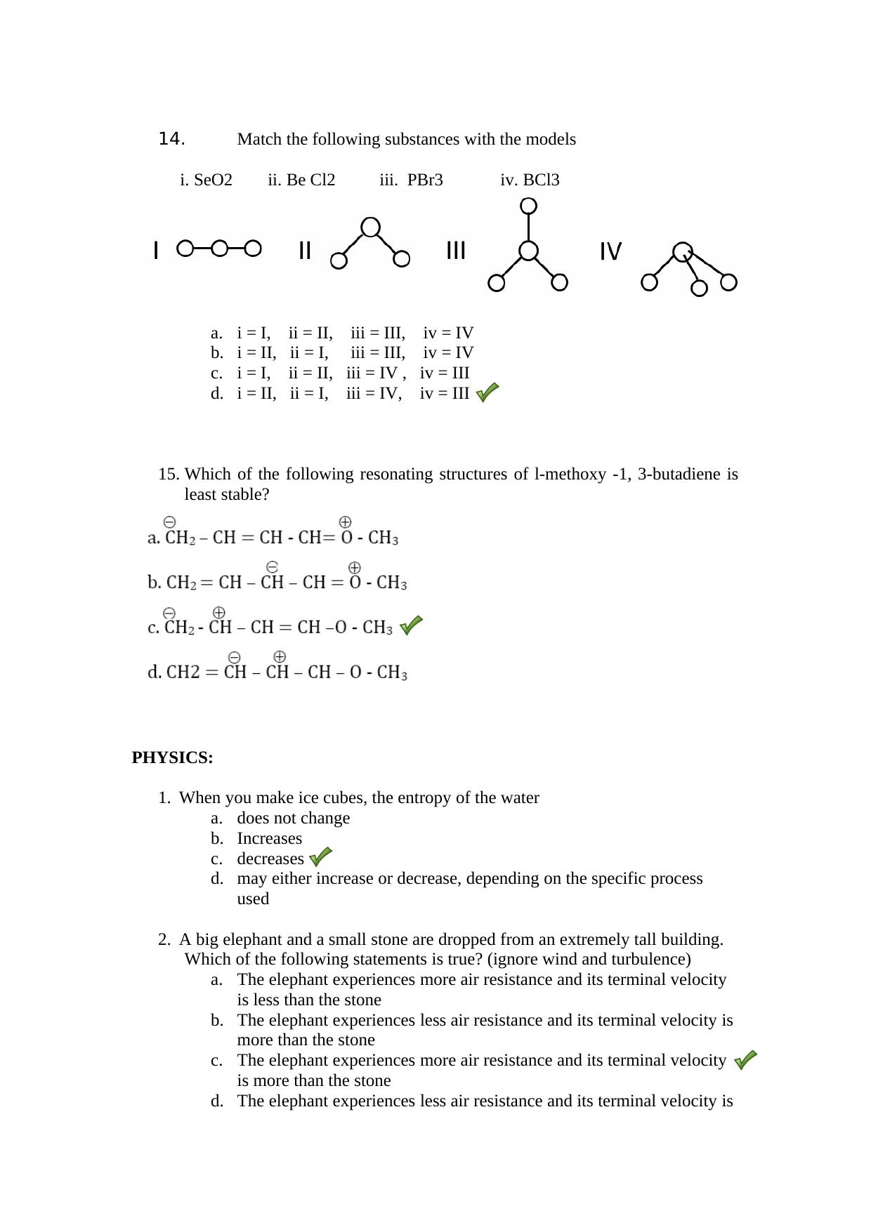 TIFR GS 2012 Biology Question Paper - Page 14