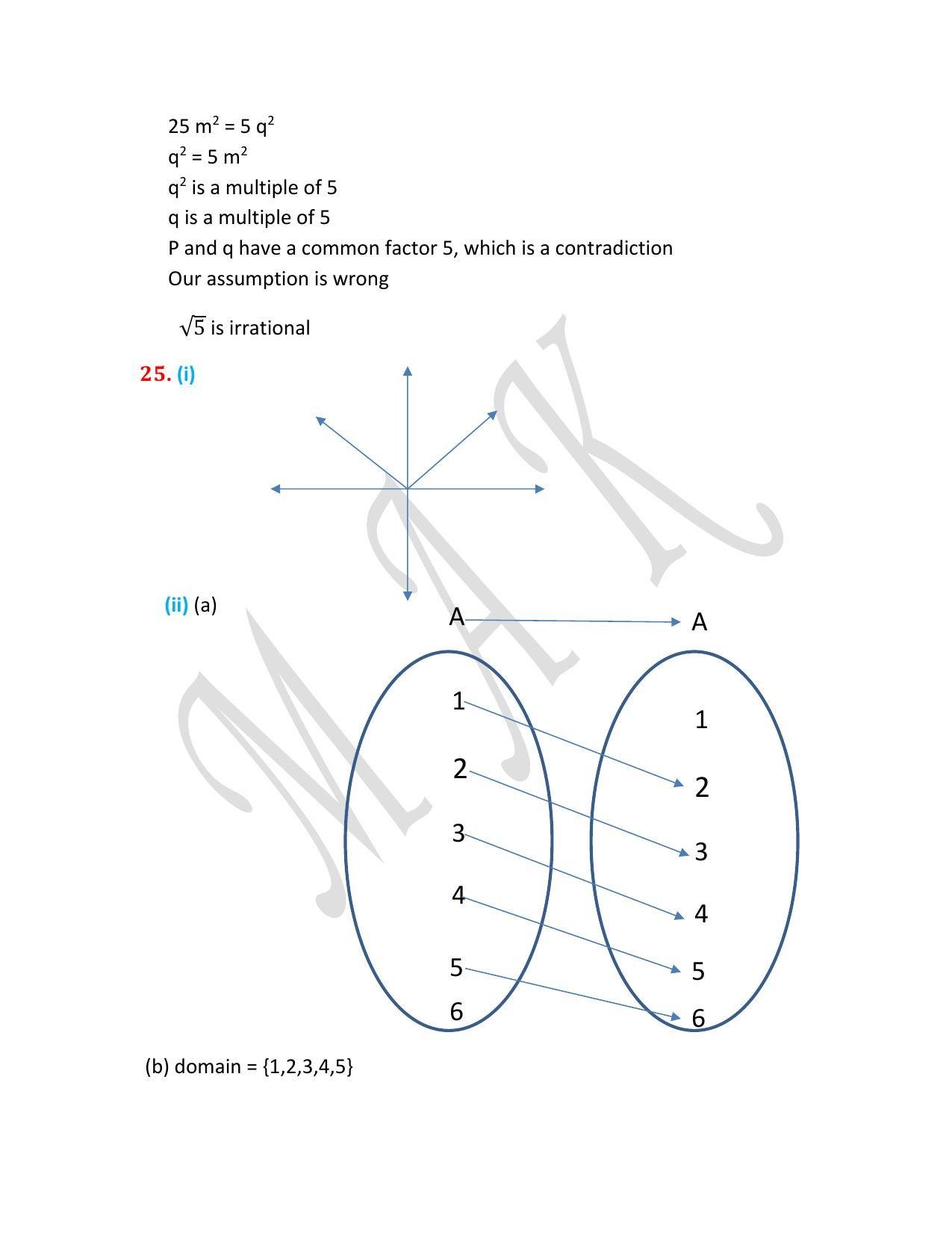 Kerala Plus One 2021 Maths (Science) Question & Answer Key - Page 9