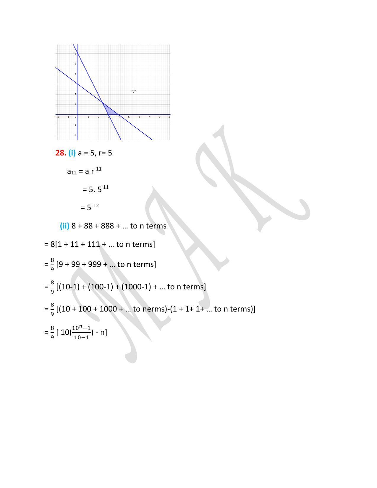Kerala Plus One 2021 Maths (Science) Question & Answer Key - Page 11