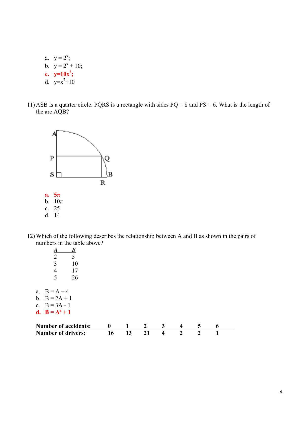 JGEEBILS Biology Question Paper 2013 - Page 4