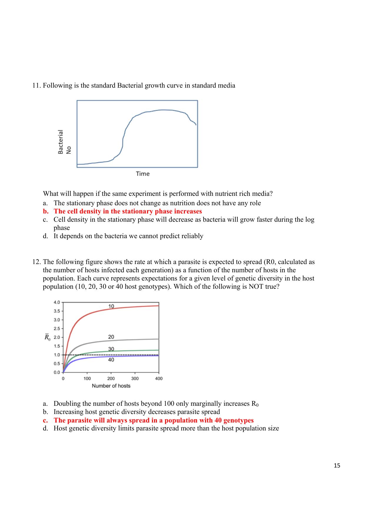 JGEEBILS Biology Question Paper 2013 - Page 15