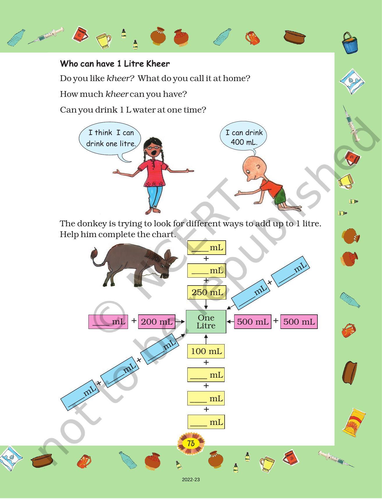 NCERT Book for Class 4 Maths Chapter 7 Jugs and Mugs - Page 5