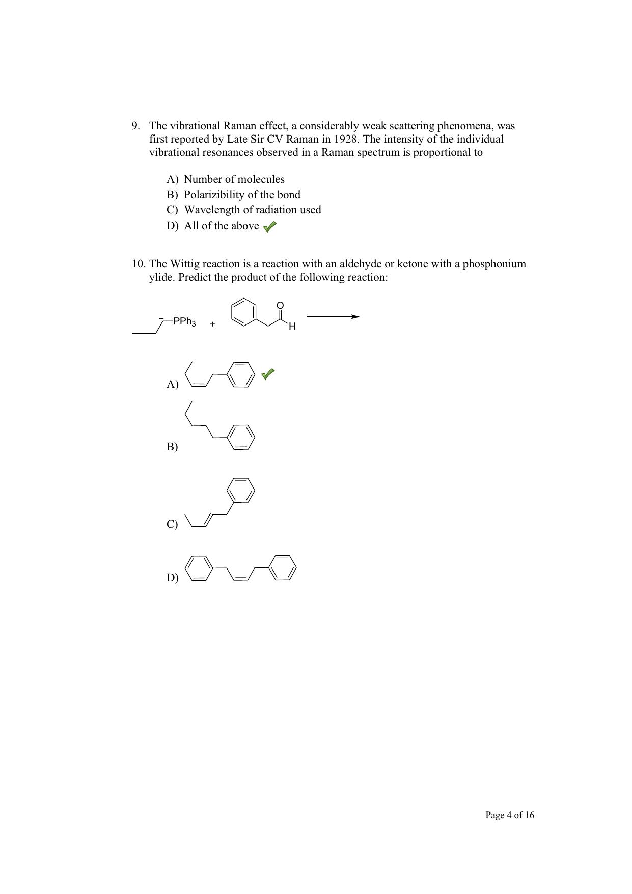 TIFR GS 2012 Chemistry X Question Paper - Page 5