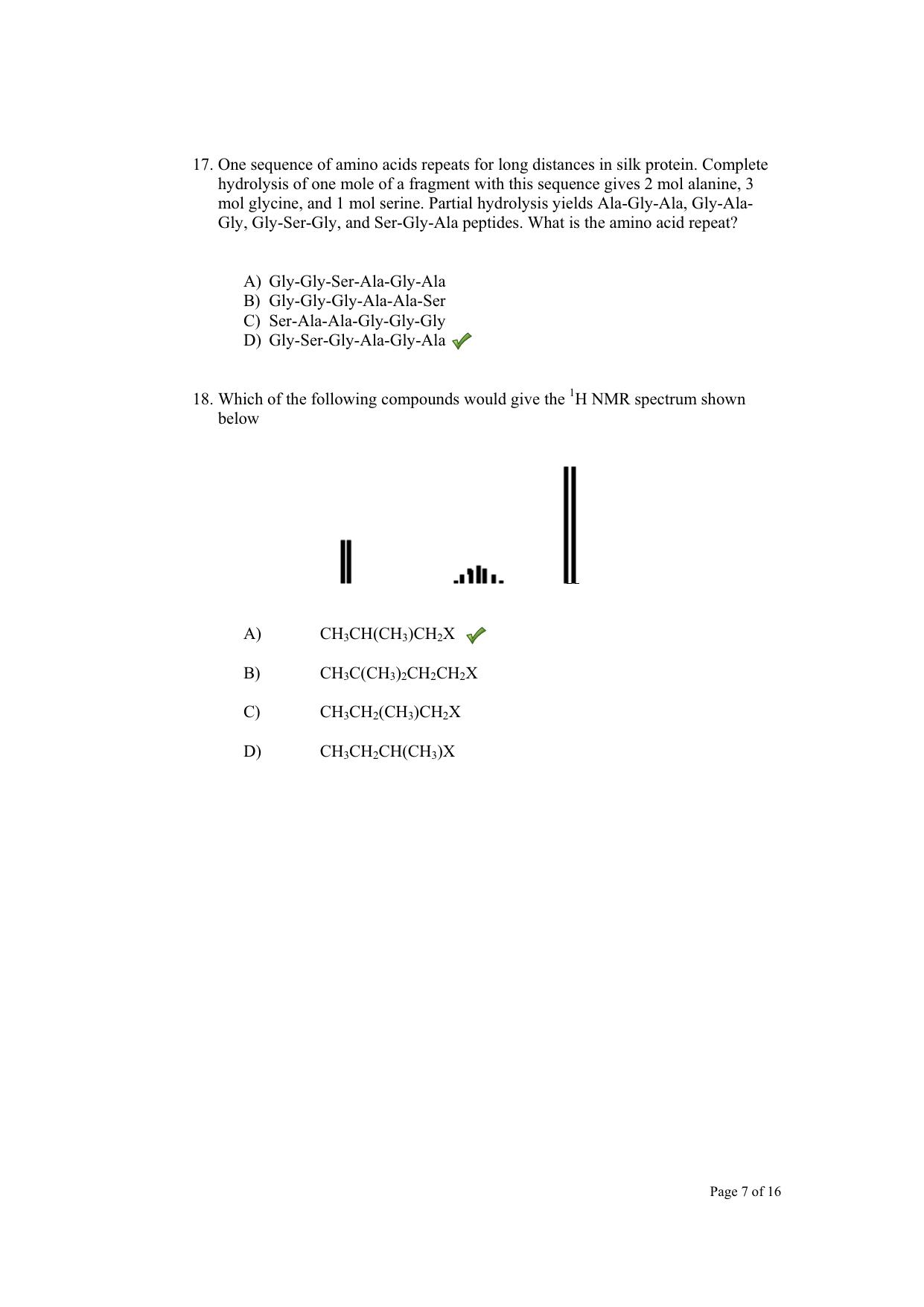 TIFR GS 2012 Chemistry X Question Paper - Page 8