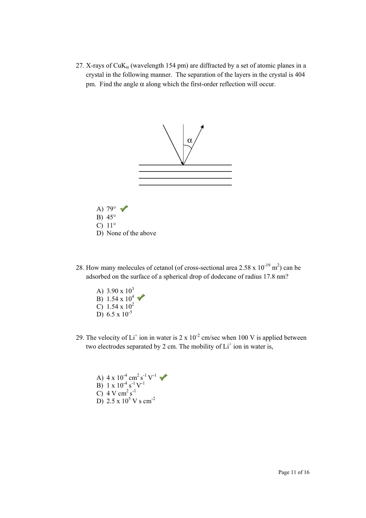 TIFR GS 2012 Chemistry X Question Paper - Page 12