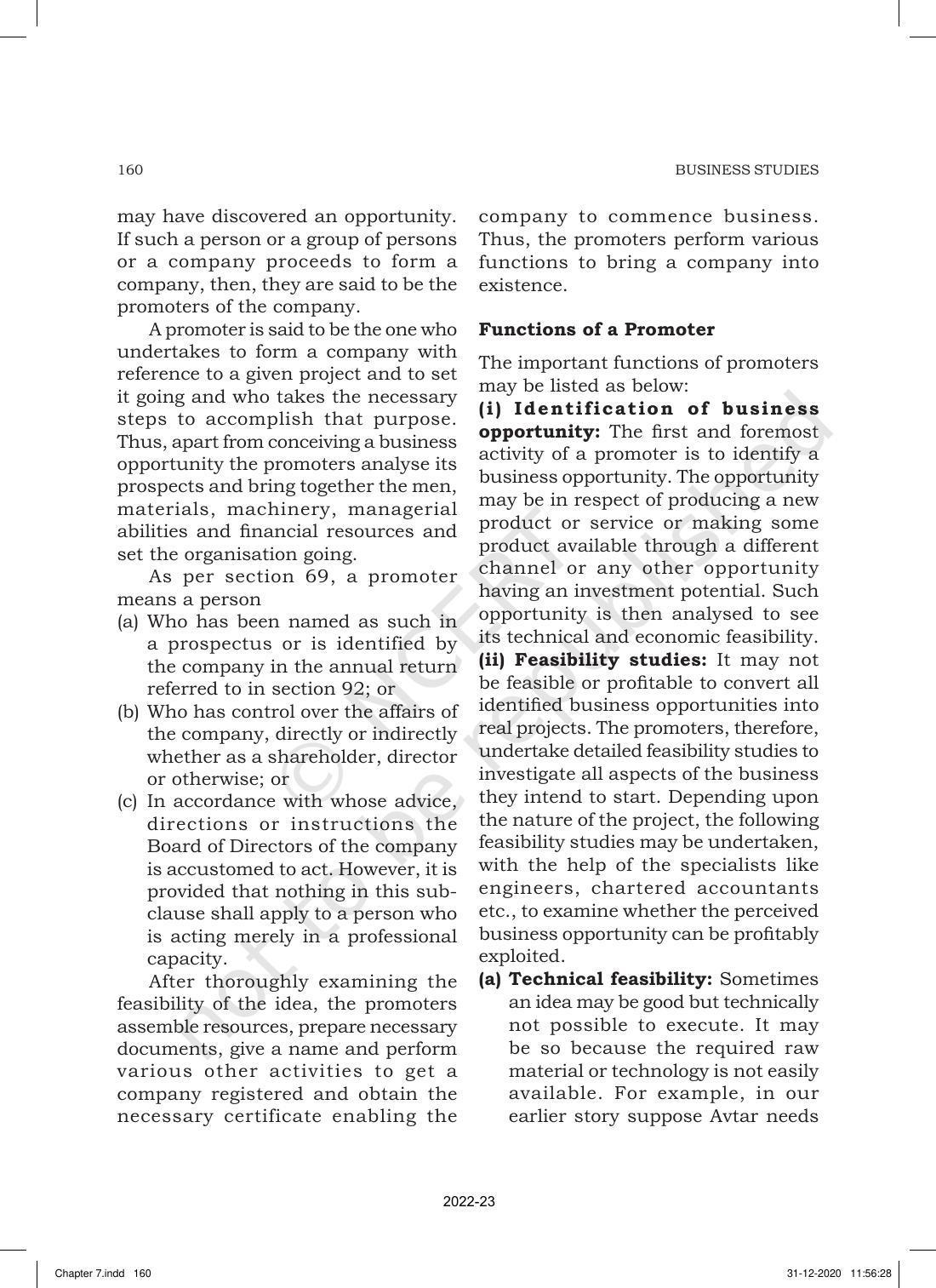NCERT Book for Class 11 Business Studies Chapter 7 Formation of a Company - Page 4