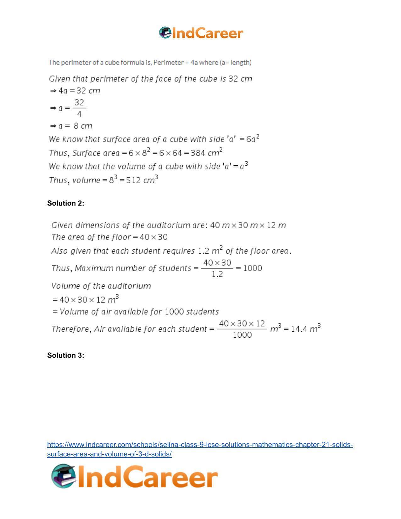 Selina Class 9 ICSE Solutions Mathematics : Chapter 23- Trigonometrical Ratios of Standard Angles - Page 22