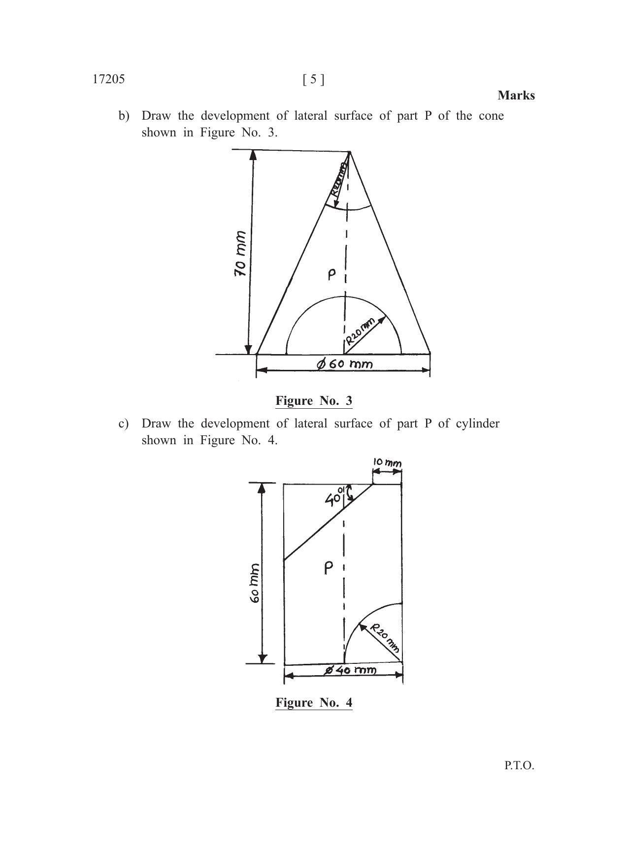 MSBTE Winter Question Paper 2019 - Engineering Drawing Mode - Page 5