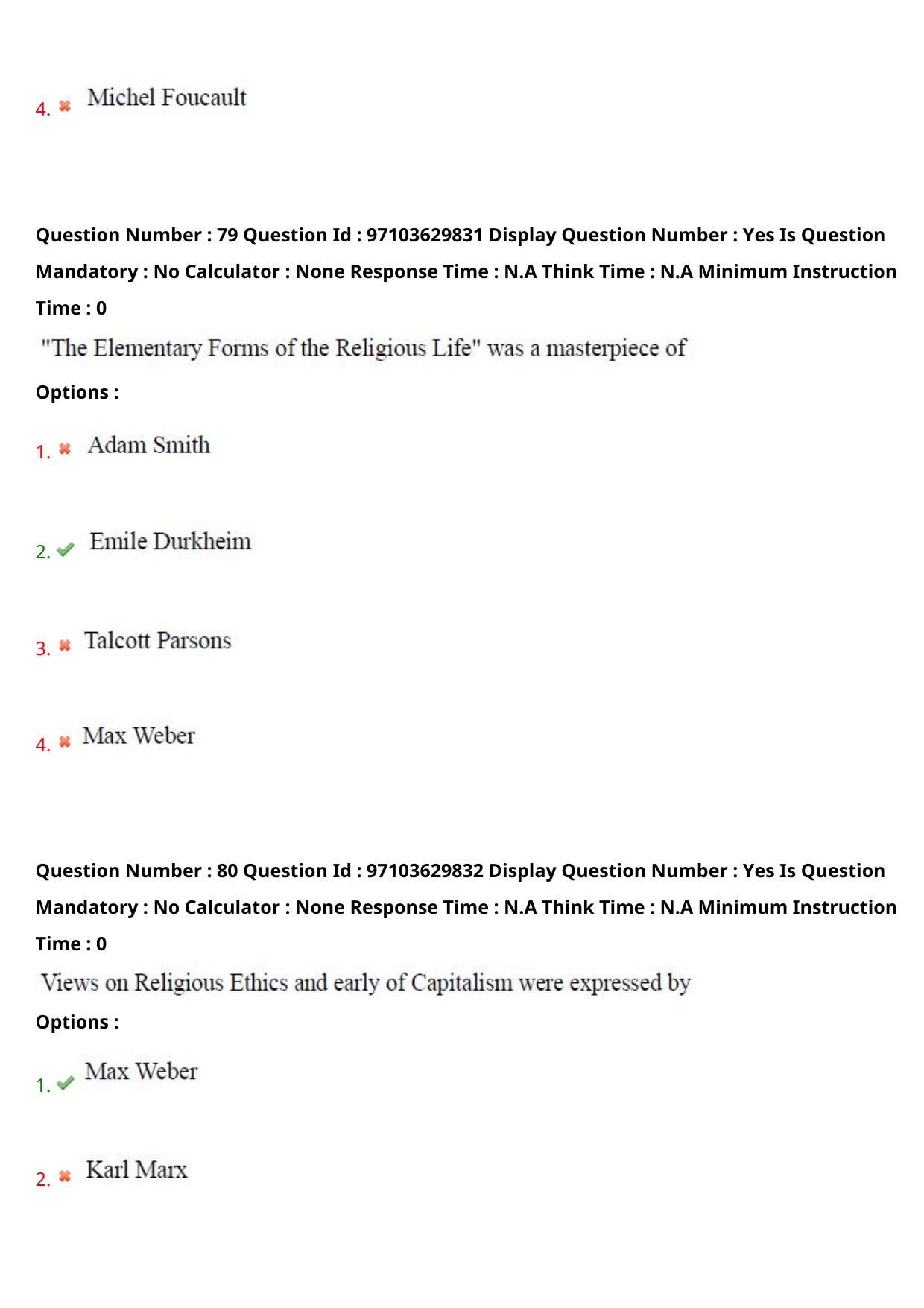 AP RCET 2024 Sociology Question Paper - Page 51