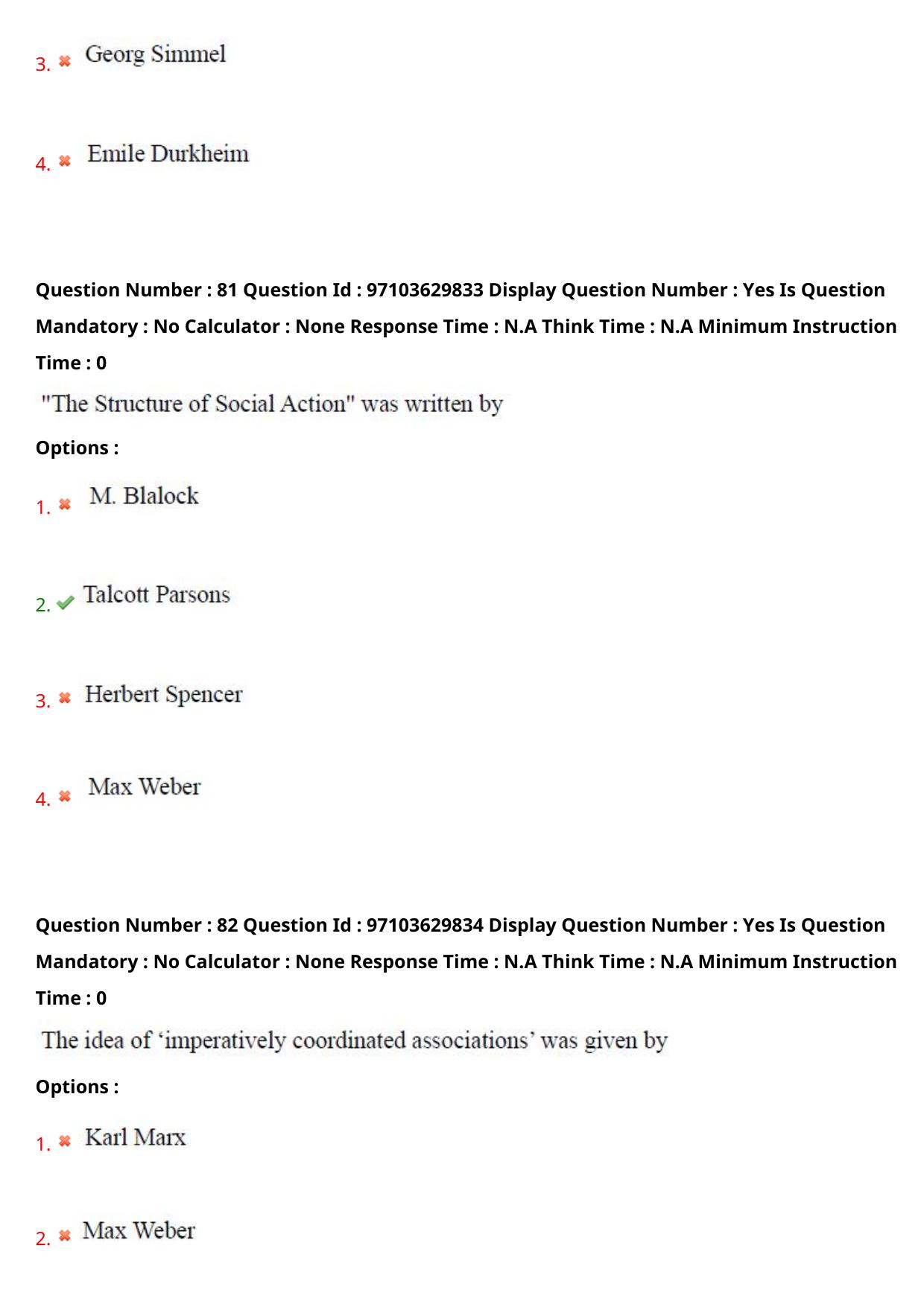 AP RCET 2024 Sociology Question Paper - Page 52