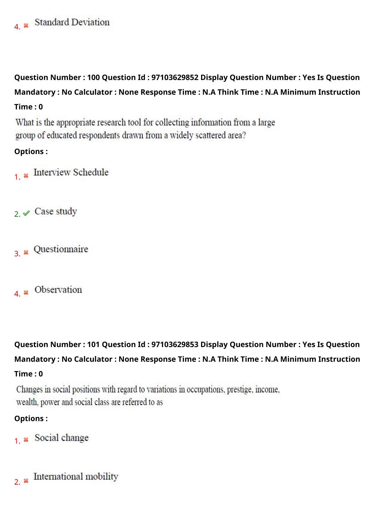 AP RCET 2024 Sociology Question Paper - Page 62