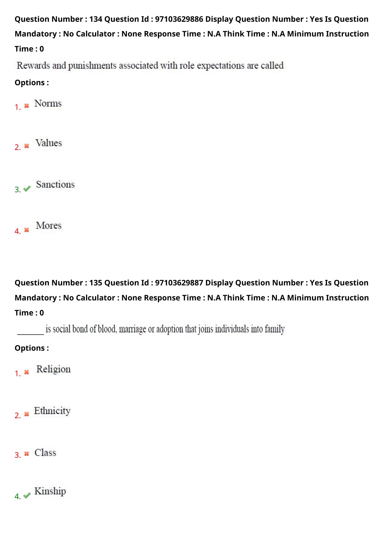 AP RCET 2024 Sociology Question Paper - Page 80
