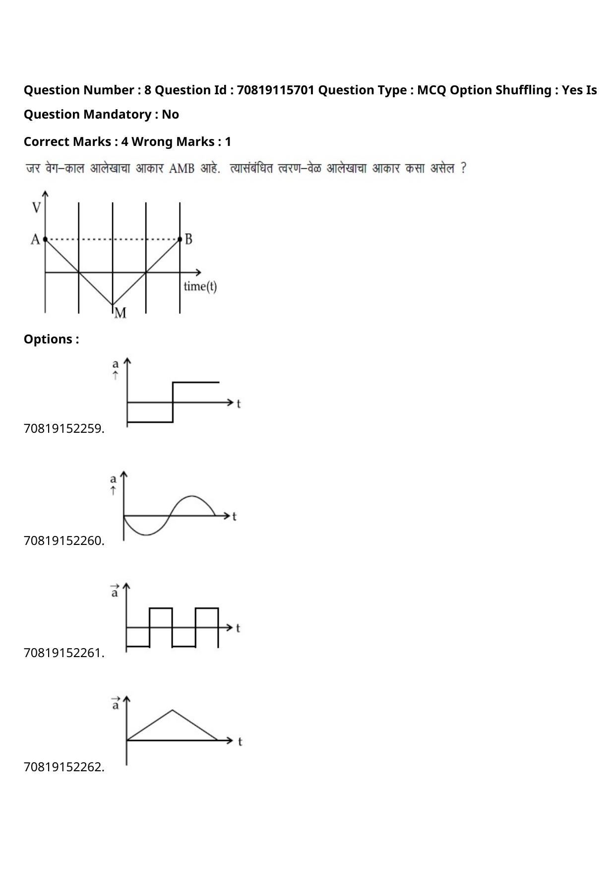 JEE Mains 2021: BTech Marathi (Shift 1) 24-02-2021 Question Paper - Page 11