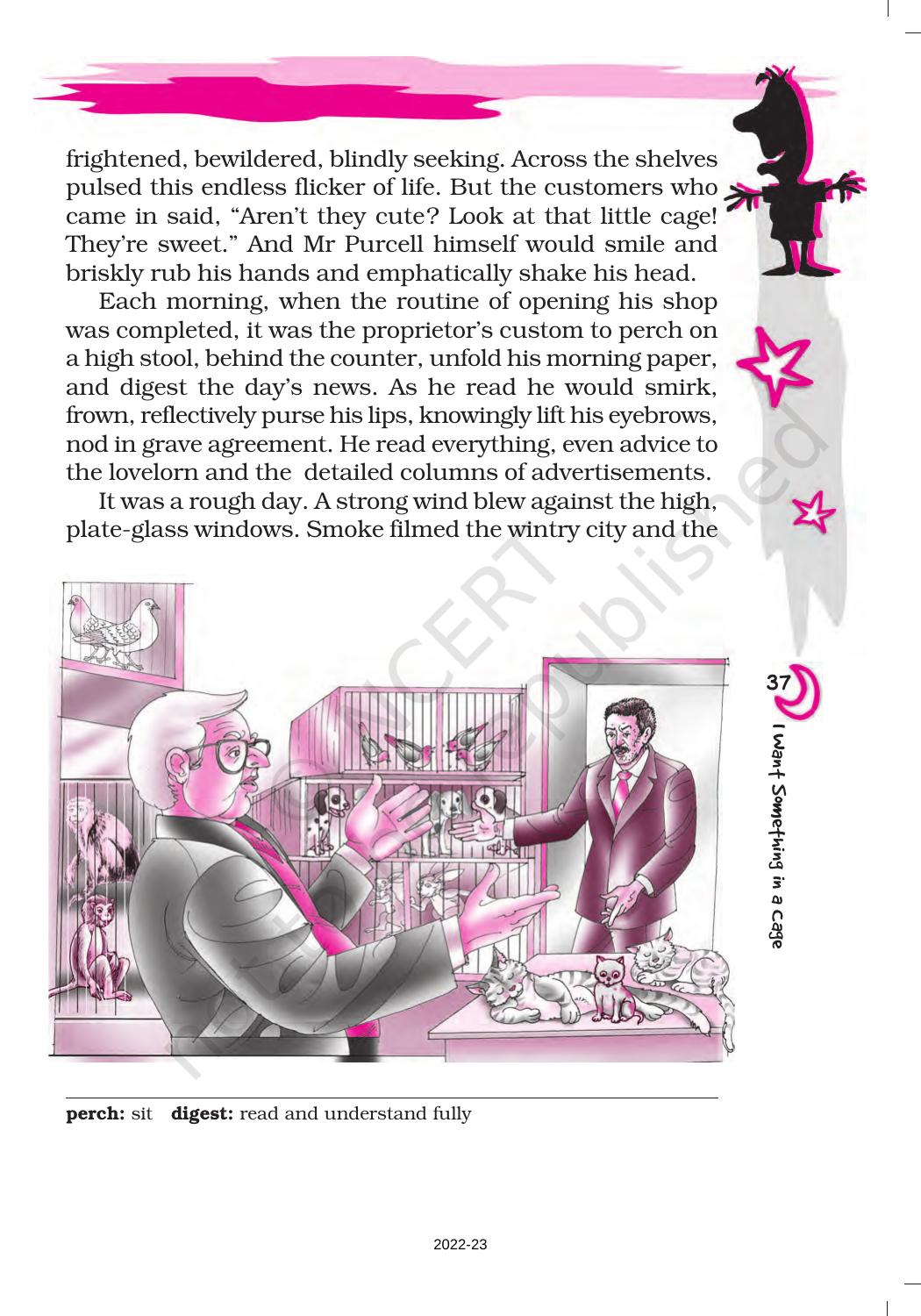 NCERT Book for Class 7 English (An Alien Hand): Chapter 6-I Want Something In a Cage - Page 2