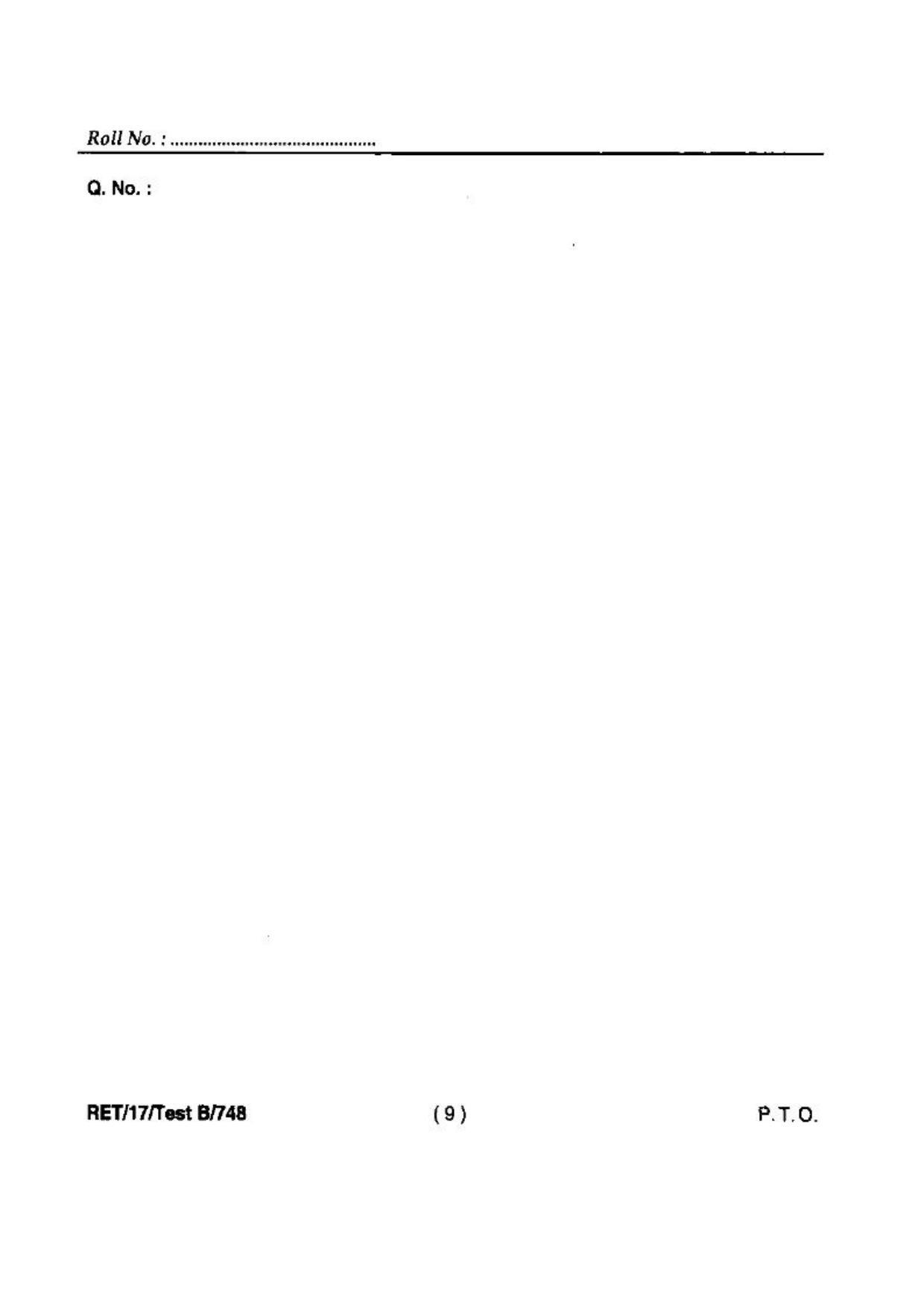 BHU RET(Agriculture) Mycology & Plant Pathology 2017 Question Paper - Page 11