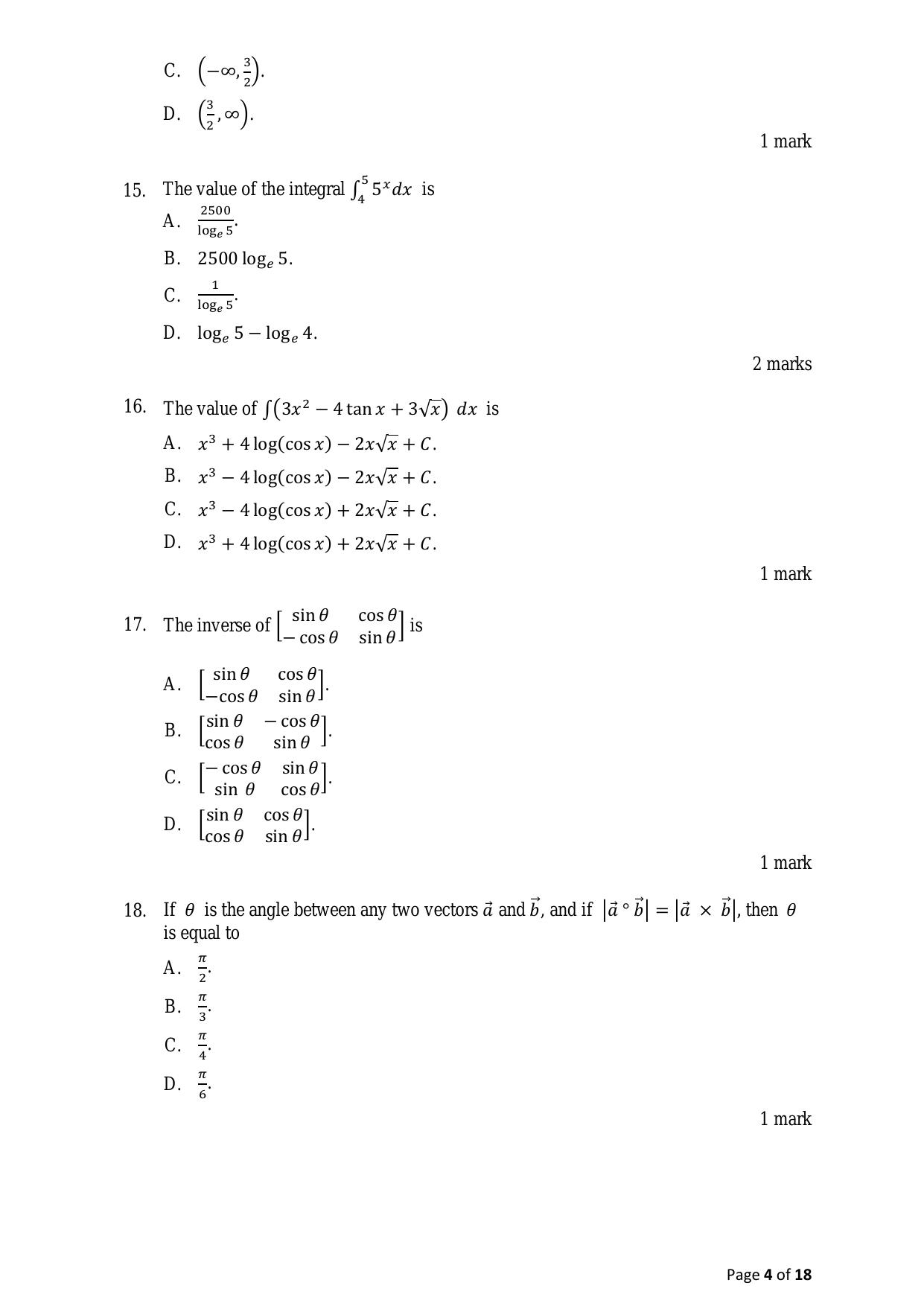 ACET June 2023 Question Papers - Page 4
