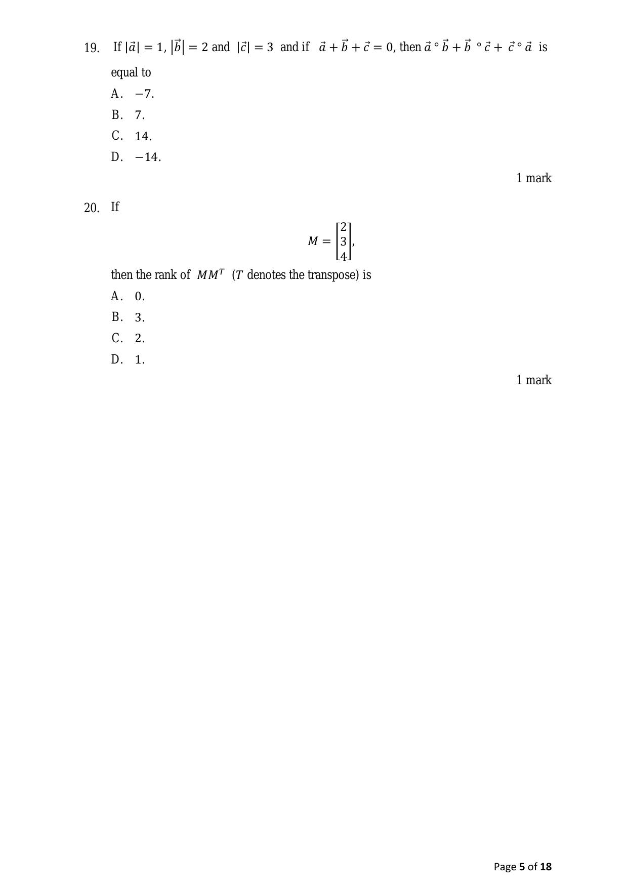 ACET June 2023 Question Papers - Page 5