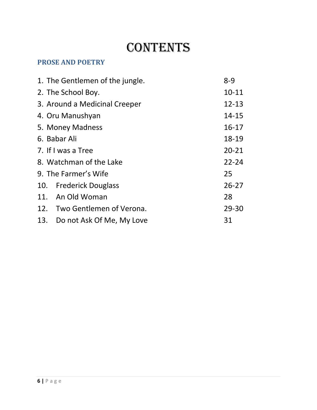 Karnataka 1st PUC Question Bank for English - Page 6