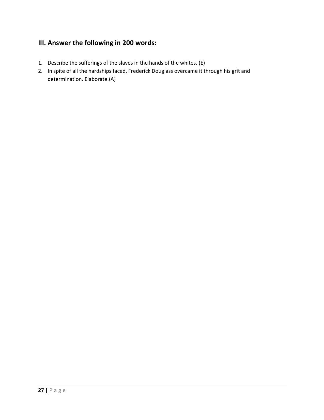 Karnataka 1st PUC Question Bank for English - Page 27