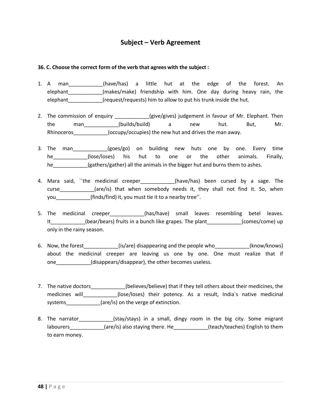 Karnataka 1st PUC Question Bank for English - Page 48