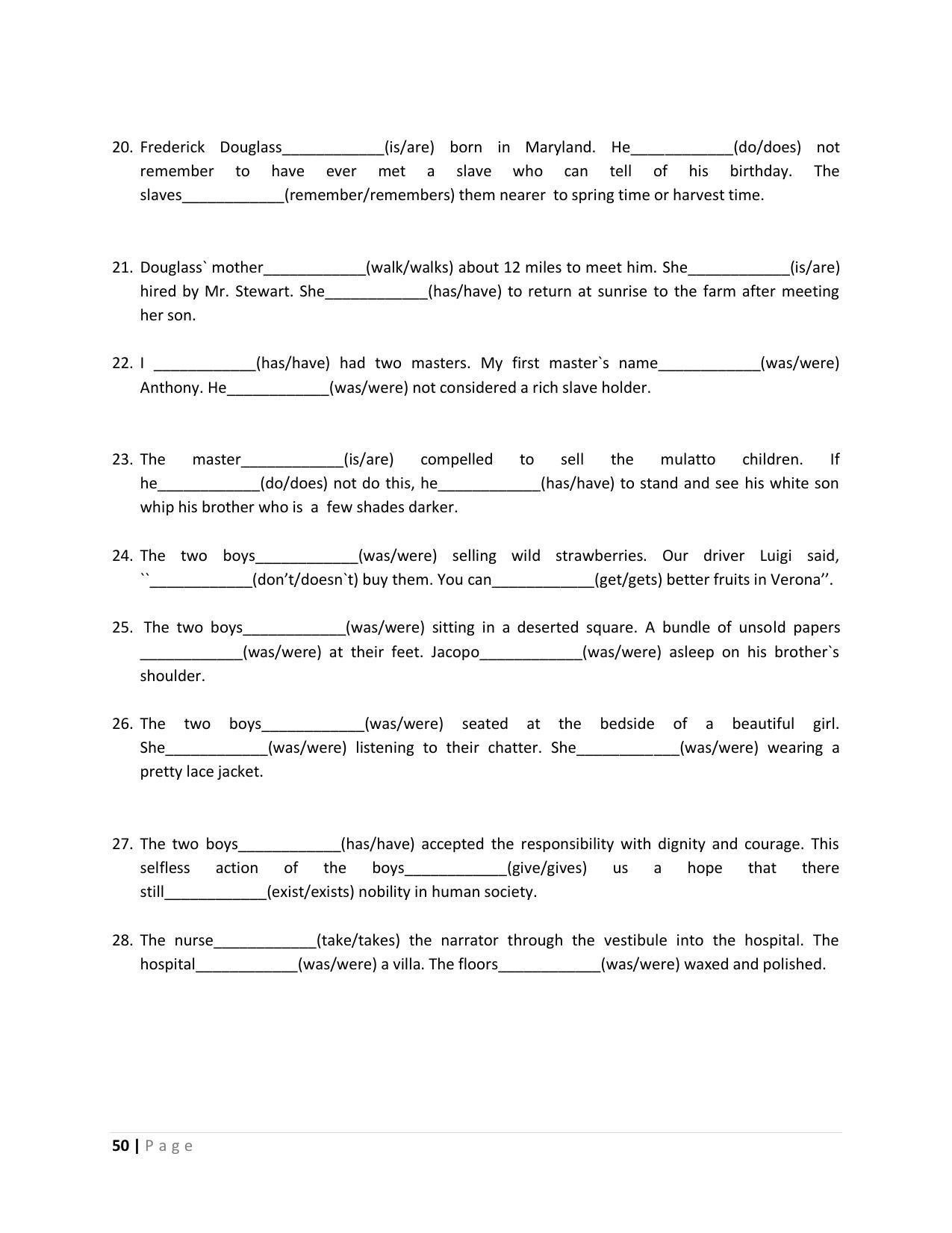 Karnataka 1st PUC Question Bank for English - Page 50