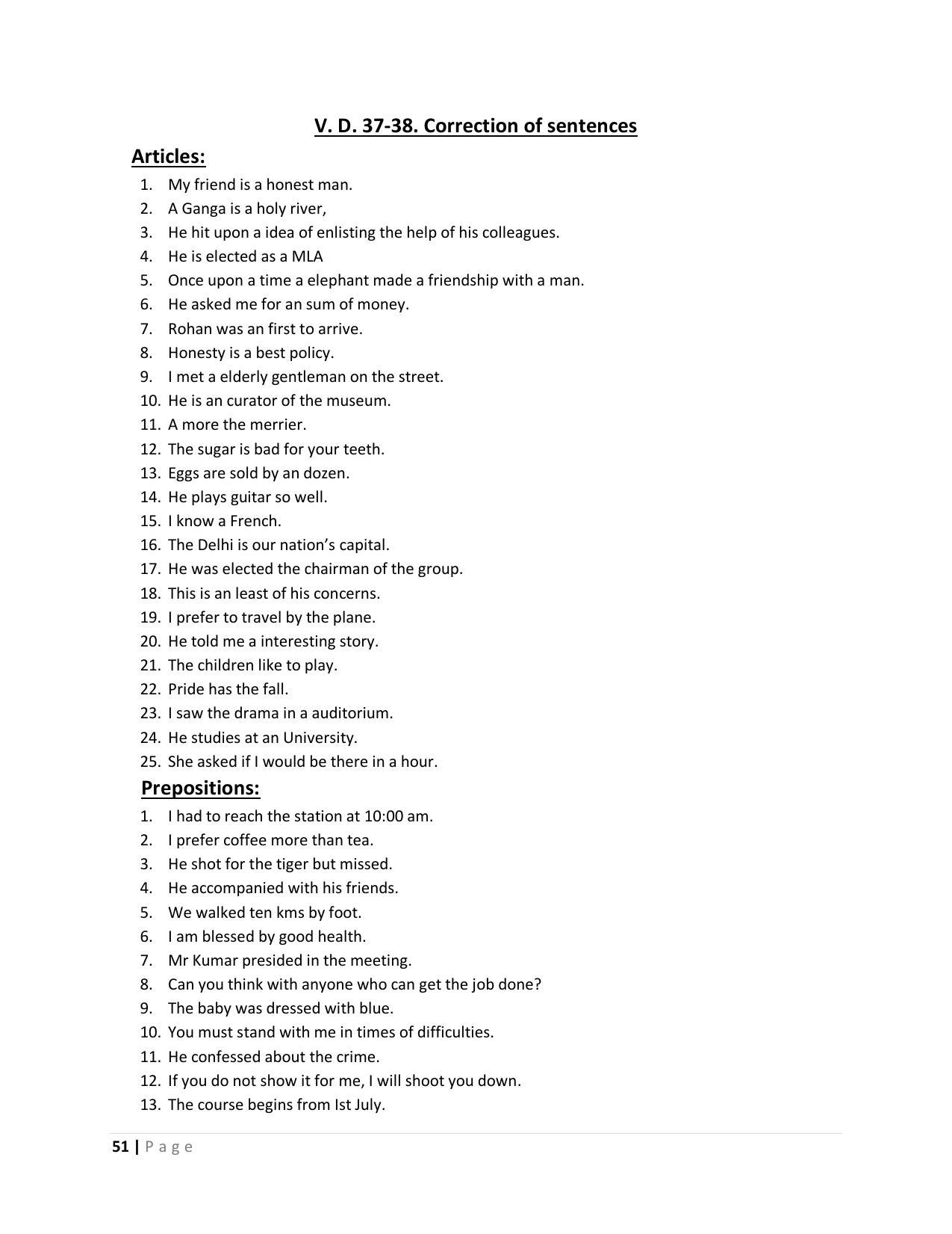 Karnataka 1st PUC Question Bank for English - Page 51