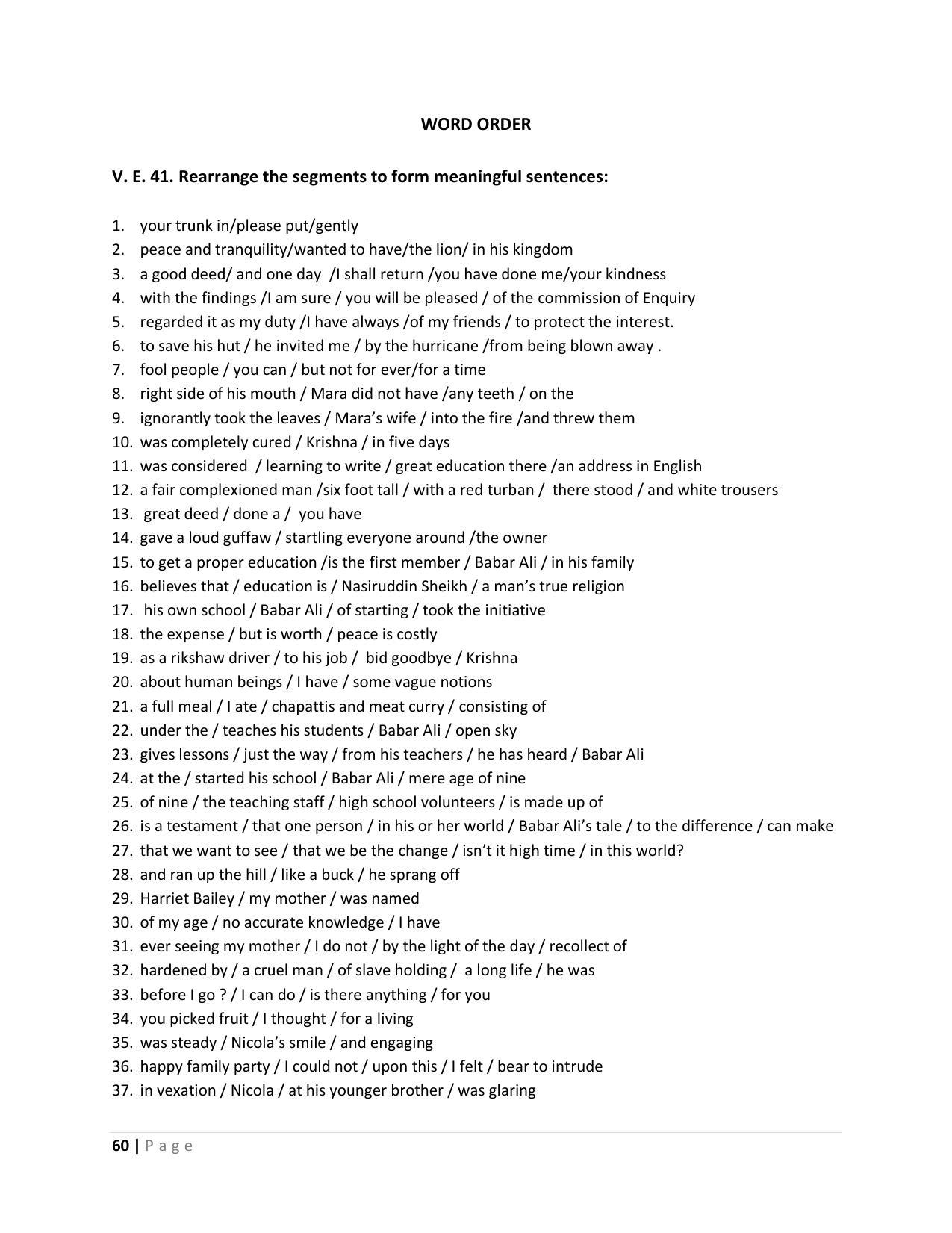 Karnataka 1st PUC Question Bank for English - Page 60