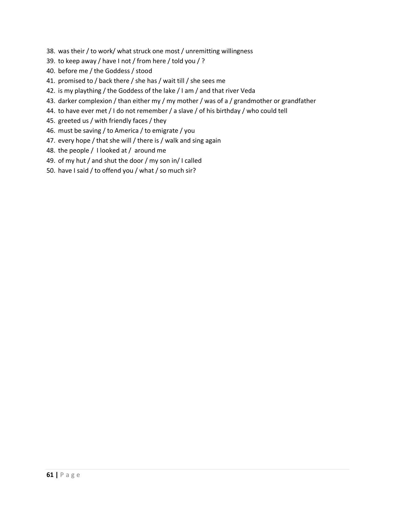 Karnataka 1st PUC Question Bank for English - Page 61