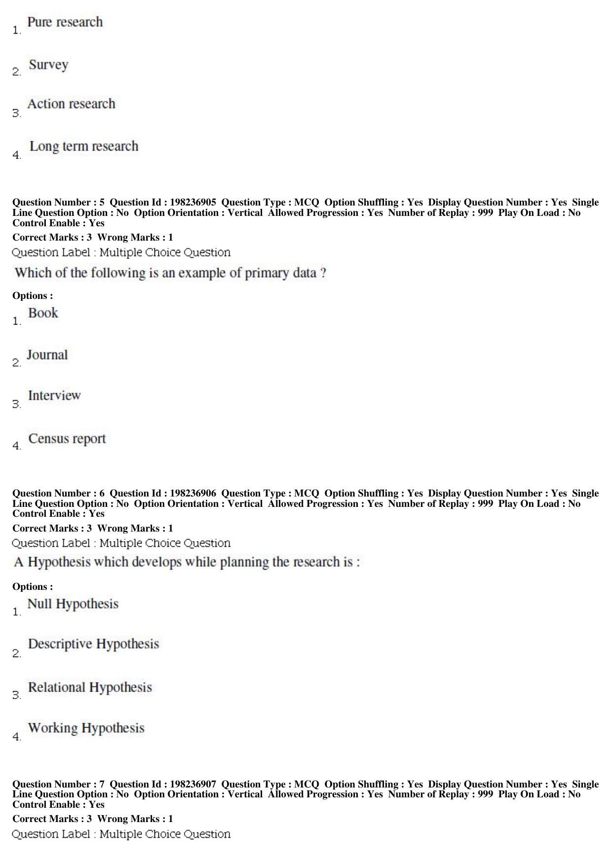 BHU RET Animal Husb Dairy 2019 Question Paper - Page 3