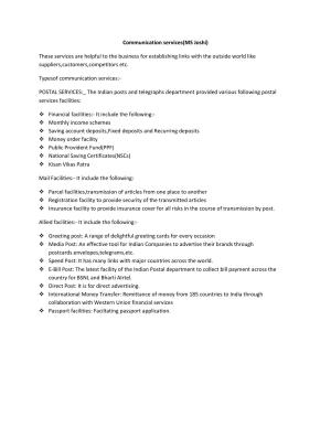 CBSE Worksheets for Class 11 Business Studies Communication services Assignment