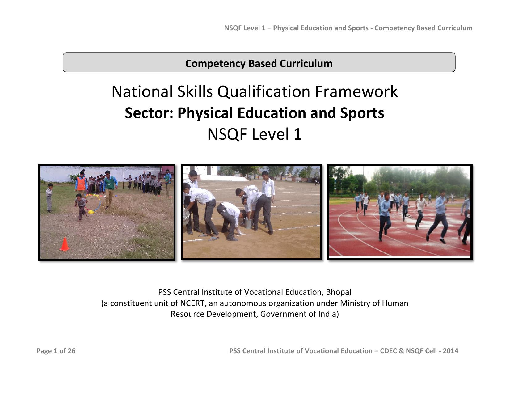 Maharashtra SSC Sports Syllabus - Page 1