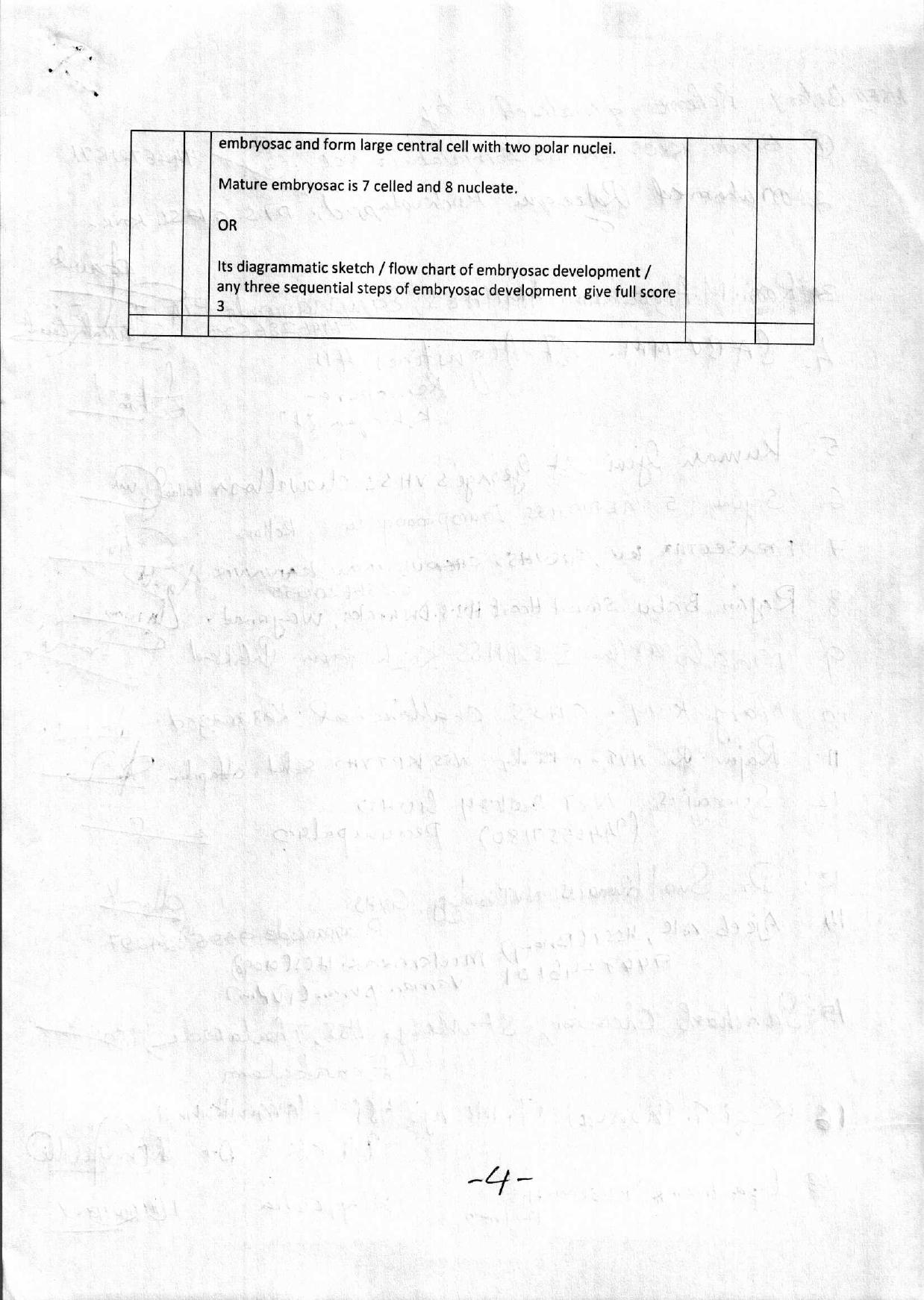 Kerala Plus Two 2018 Botany Answer Key - Page 4
