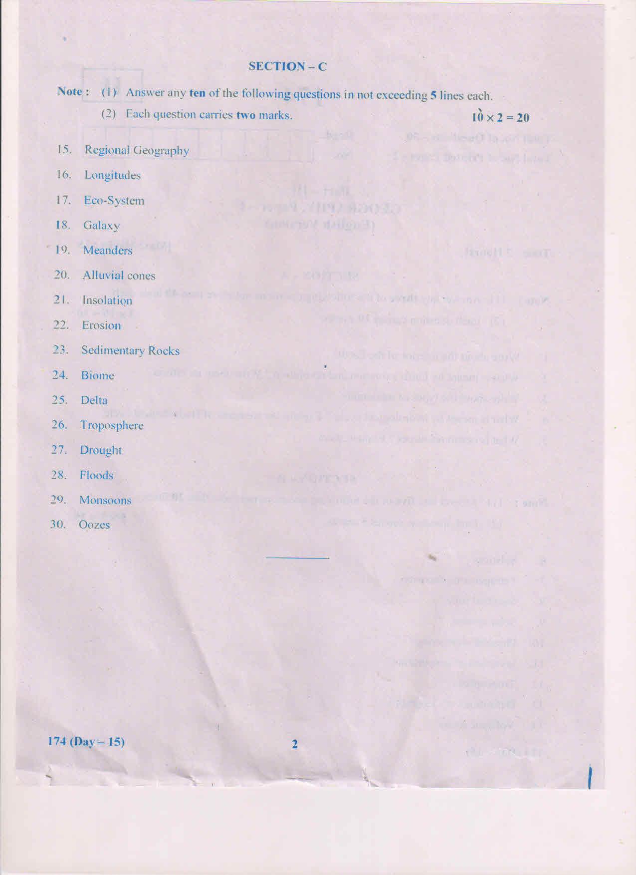 AP Inter 1st Year Geography-I (EM) March-2019-General Question Paper - Page 2